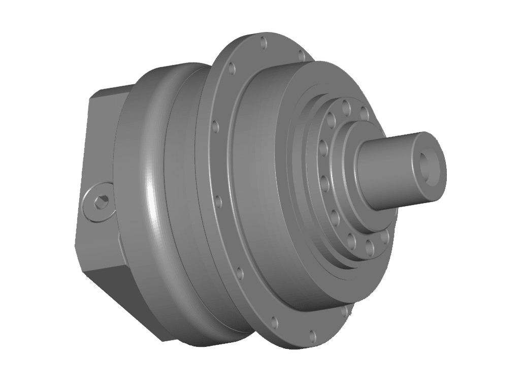 Standard gearbox suitable for high radial loads