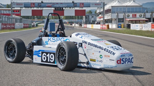 Formula Student Electric featuring Apex gearbox