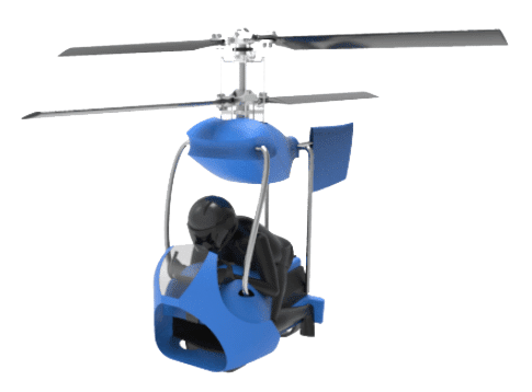 Project Talaria: TU Delft students build a 1-person helicopter