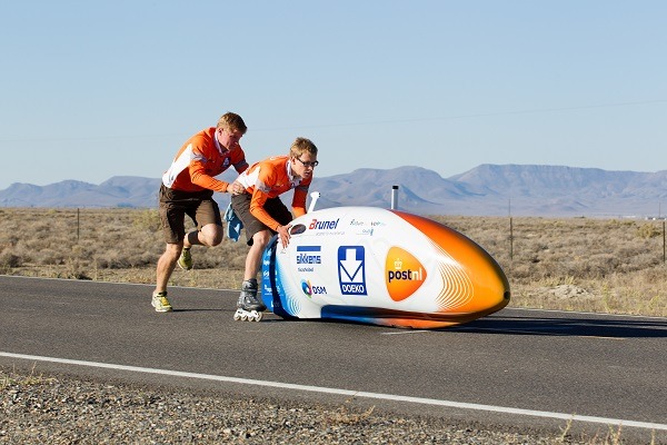 Hightech recumbent from Delft breaks world record