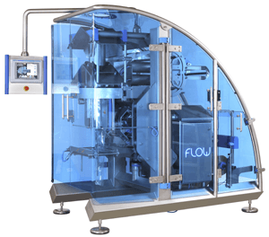 Aseptische tandwielkast in de praktijk: FLOW – RVS flowpacker